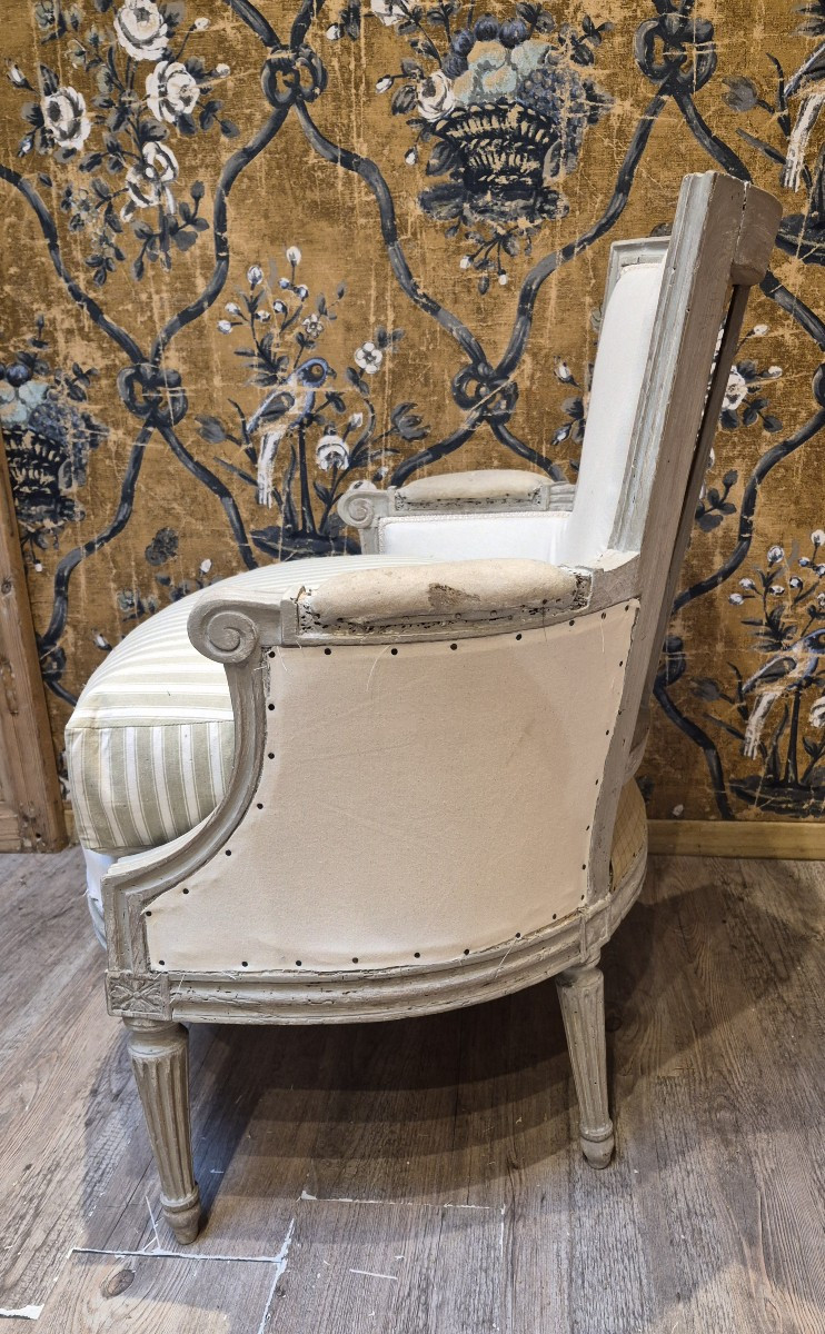 Bergere d'époque Louis XVI -photo-3