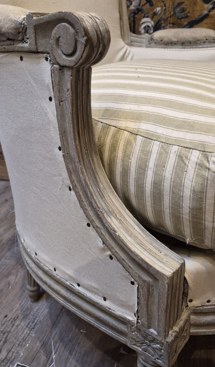 Bergere d'époque Louis XVI -photo-4