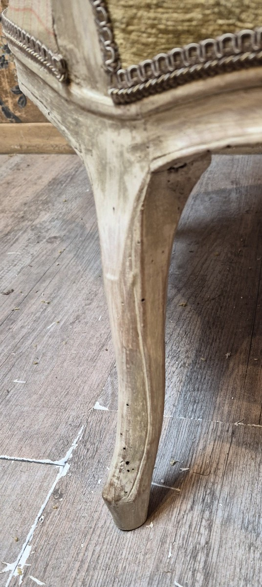 Bergère d'époque Louis XV -photo-2