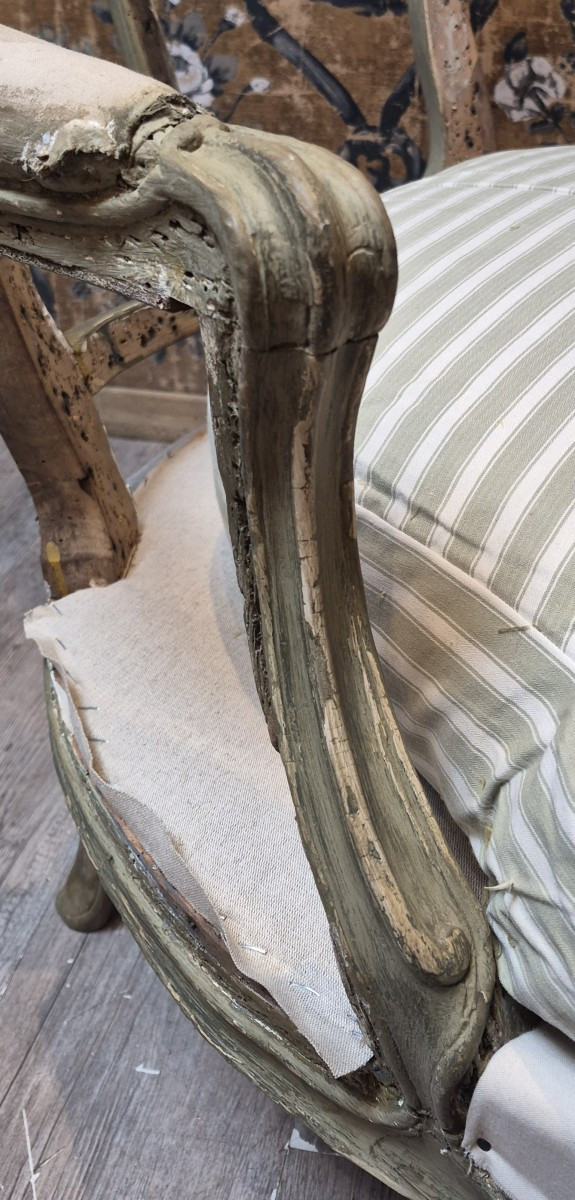 Louis XV Period Bergère -photo-3