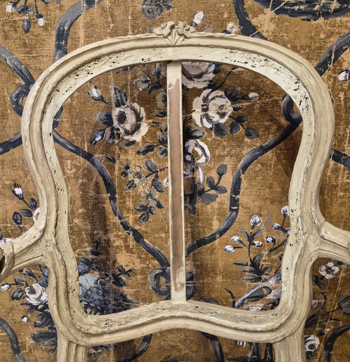 Cabriolet d'époque Louis XV estampillé de Jullienne -photo-4