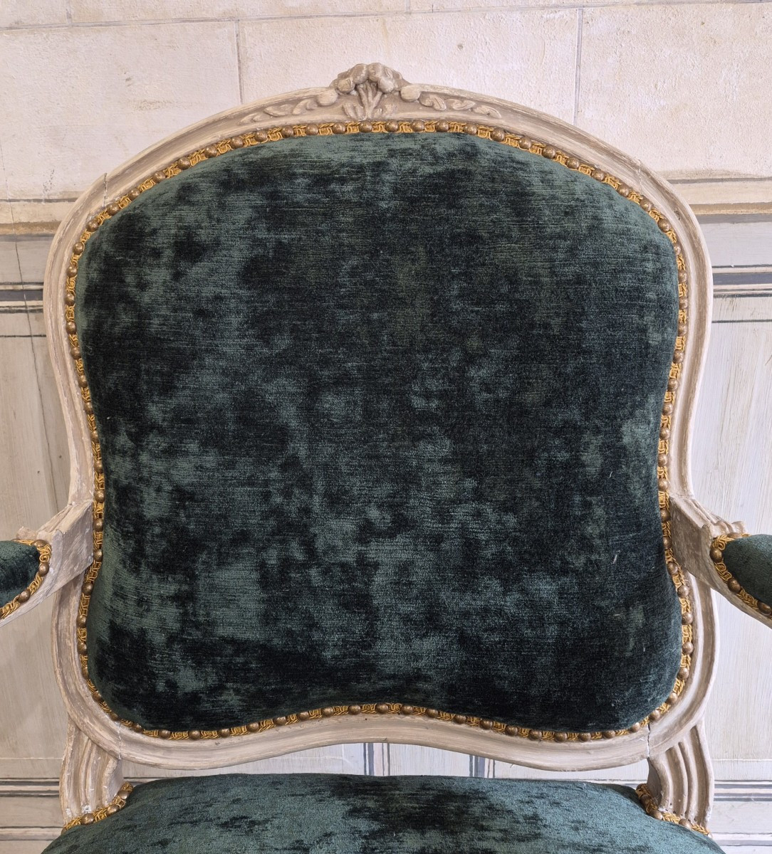 Louis XV Period Queen's Armchair-photo-6