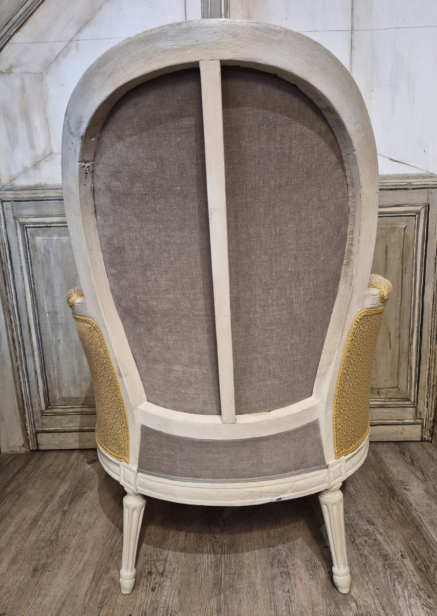 Louis XVI Period Bergère Stamped By Dupain-photo-1