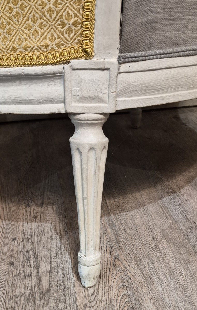 Louis XVI Period Bergère Stamped By Dupain-photo-2