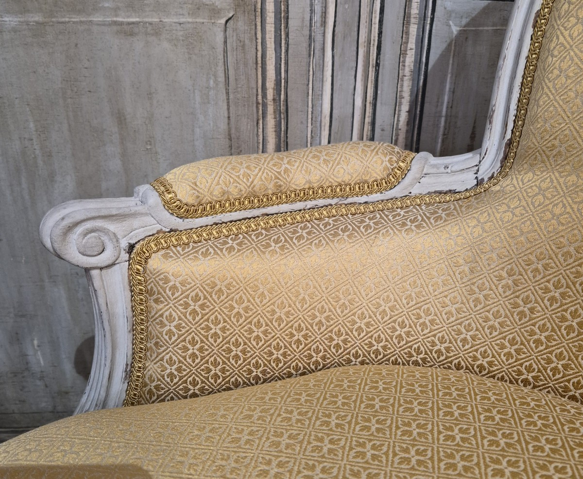 Louis XVI Period Bergère Stamped By Dupain-photo-5