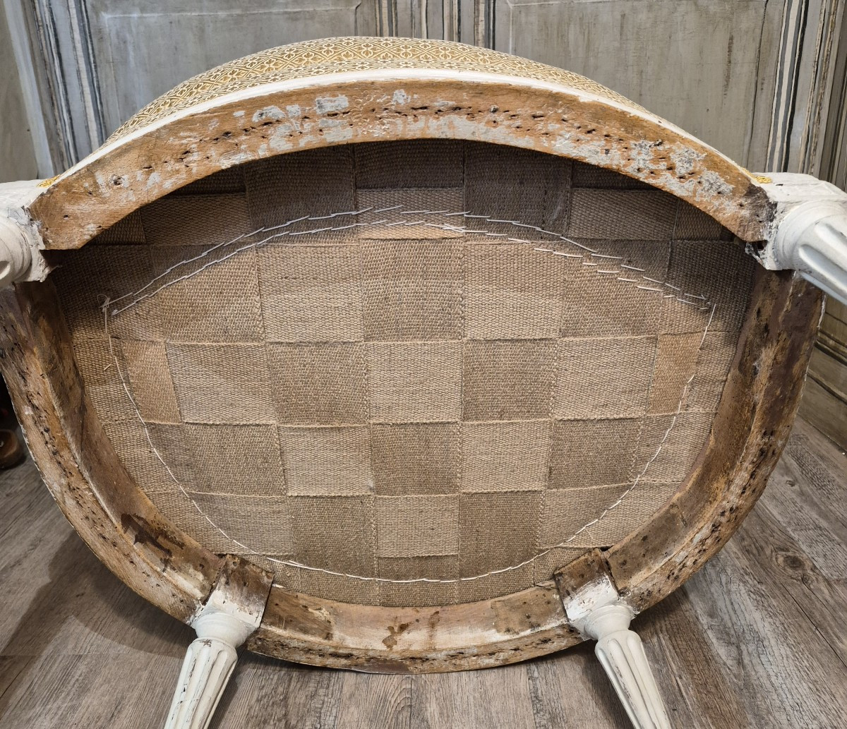 Louis XVI Period Bergère Stamped By Dupain-photo-6