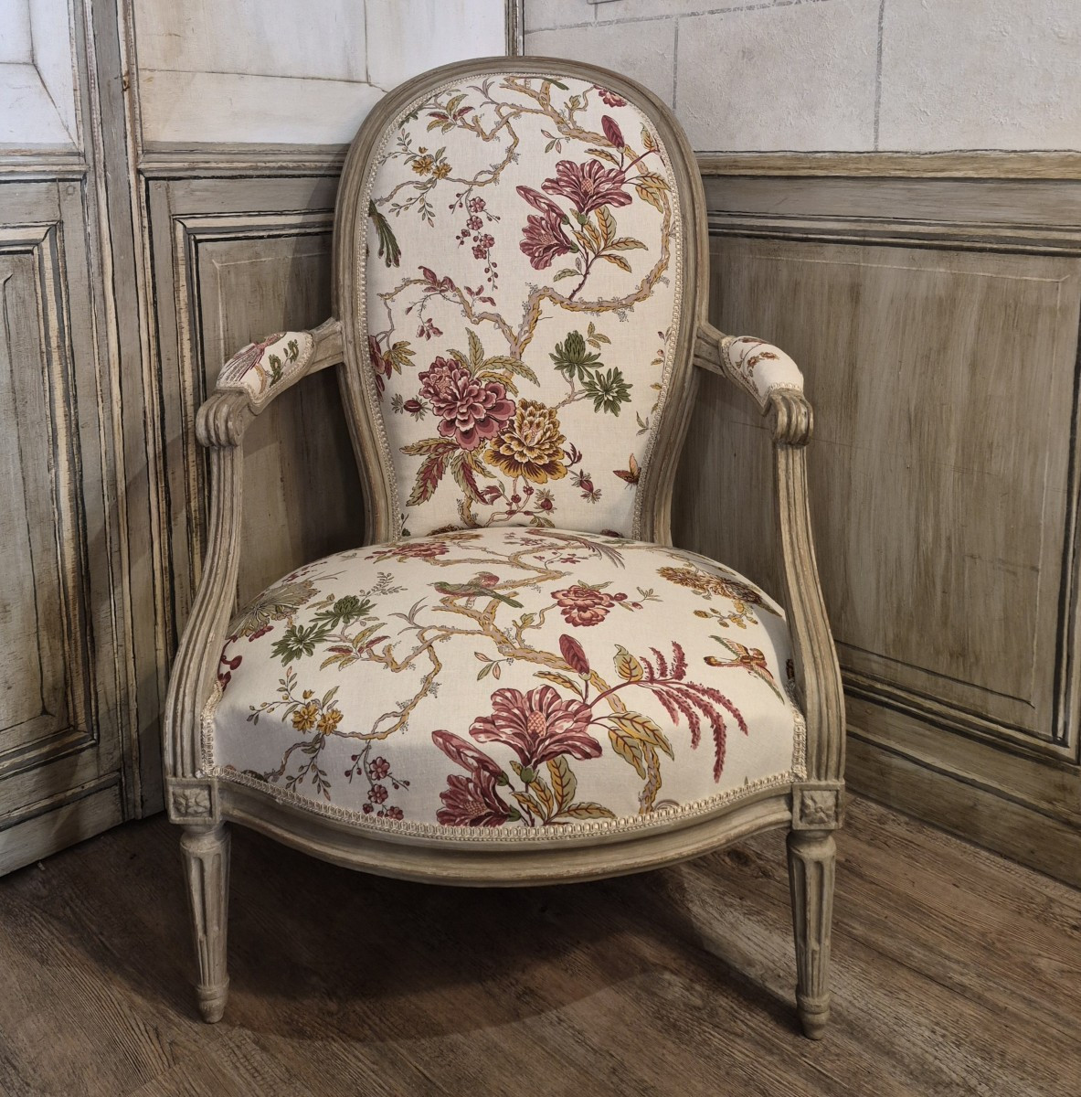 Cabriolet d'époque Louis XVI attribué à Sulpice Brizard 