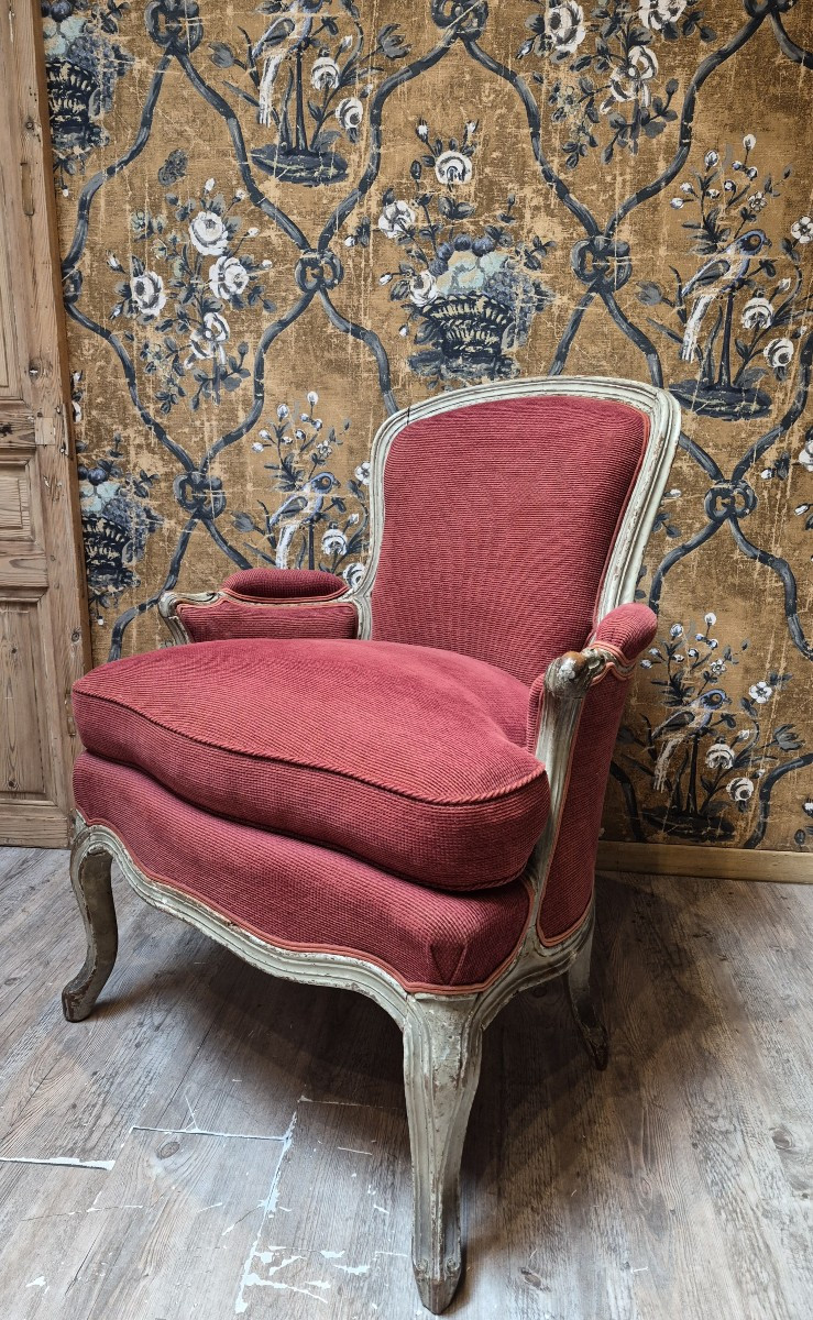Bergère de style Louis XV -photo-2
