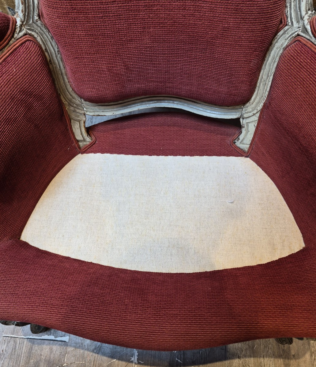 Bergère de style Louis XV -photo-3