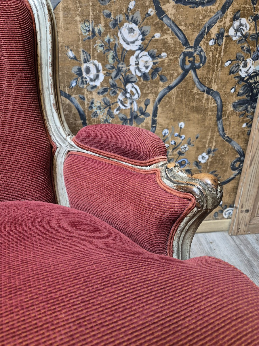 Bergère de style Louis XV -photo-4