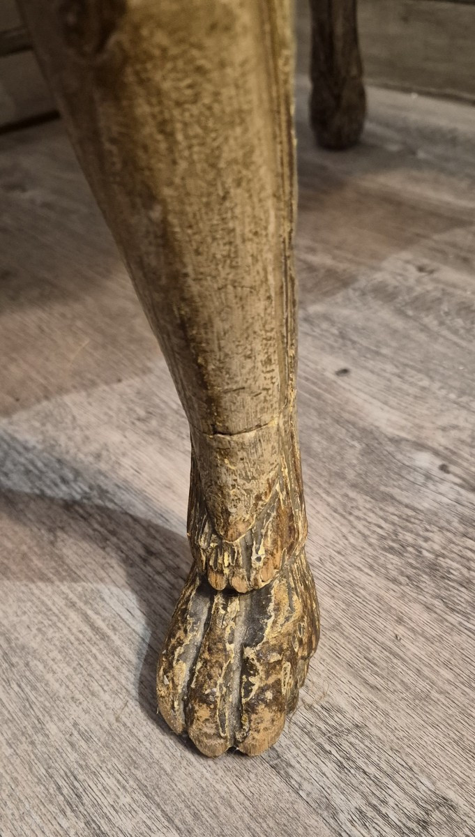 Tabouret d'époque Louis XV -photo-3