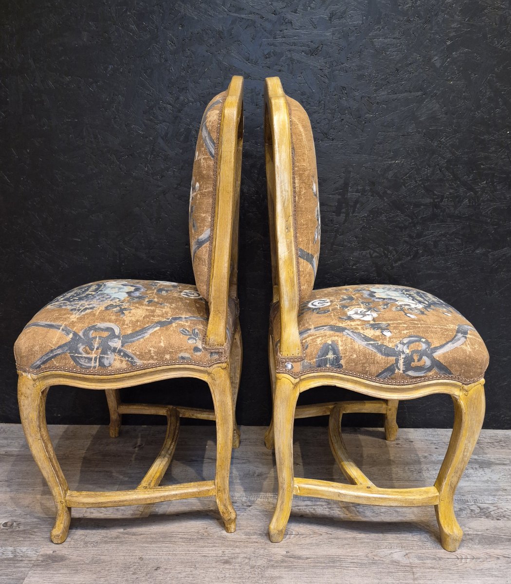 Pair Of Louis XV Period Armchairs-photo-3