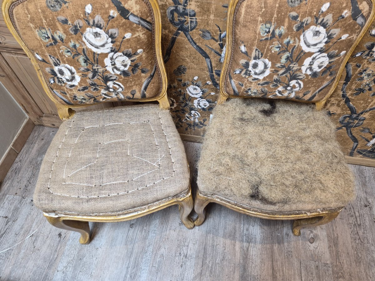 Pair Of Louis XV Period Armchairs-photo-8