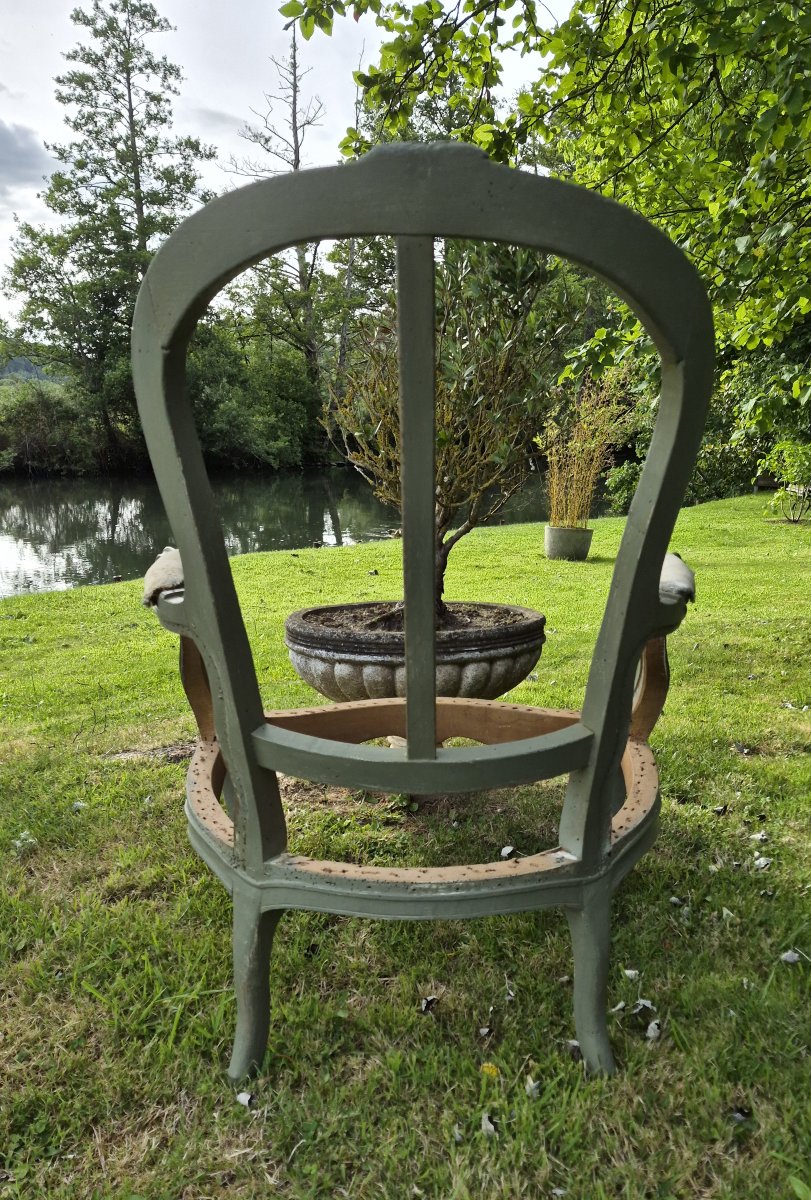 Bergère d'époque Louis XV -photo-3