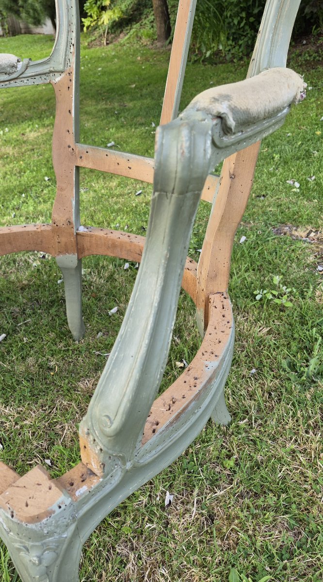 Bergère d'époque Louis XV -photo-6