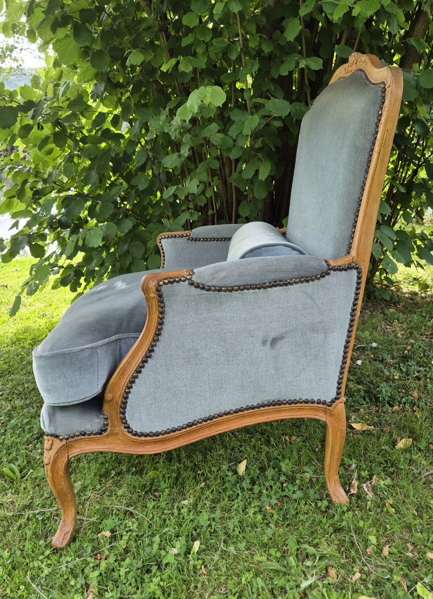 Bergère marquise de style Louis XV -photo-2