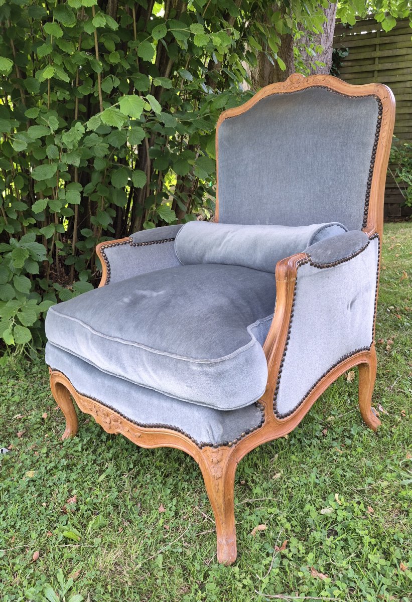 Bergère marquise de style Louis XV -photo-3