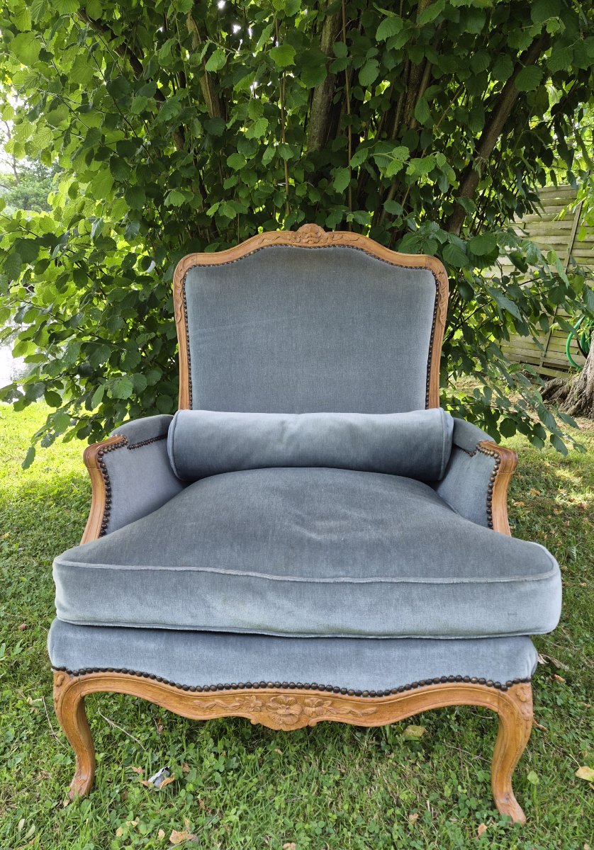 Bergère marquise de style Louis XV 
