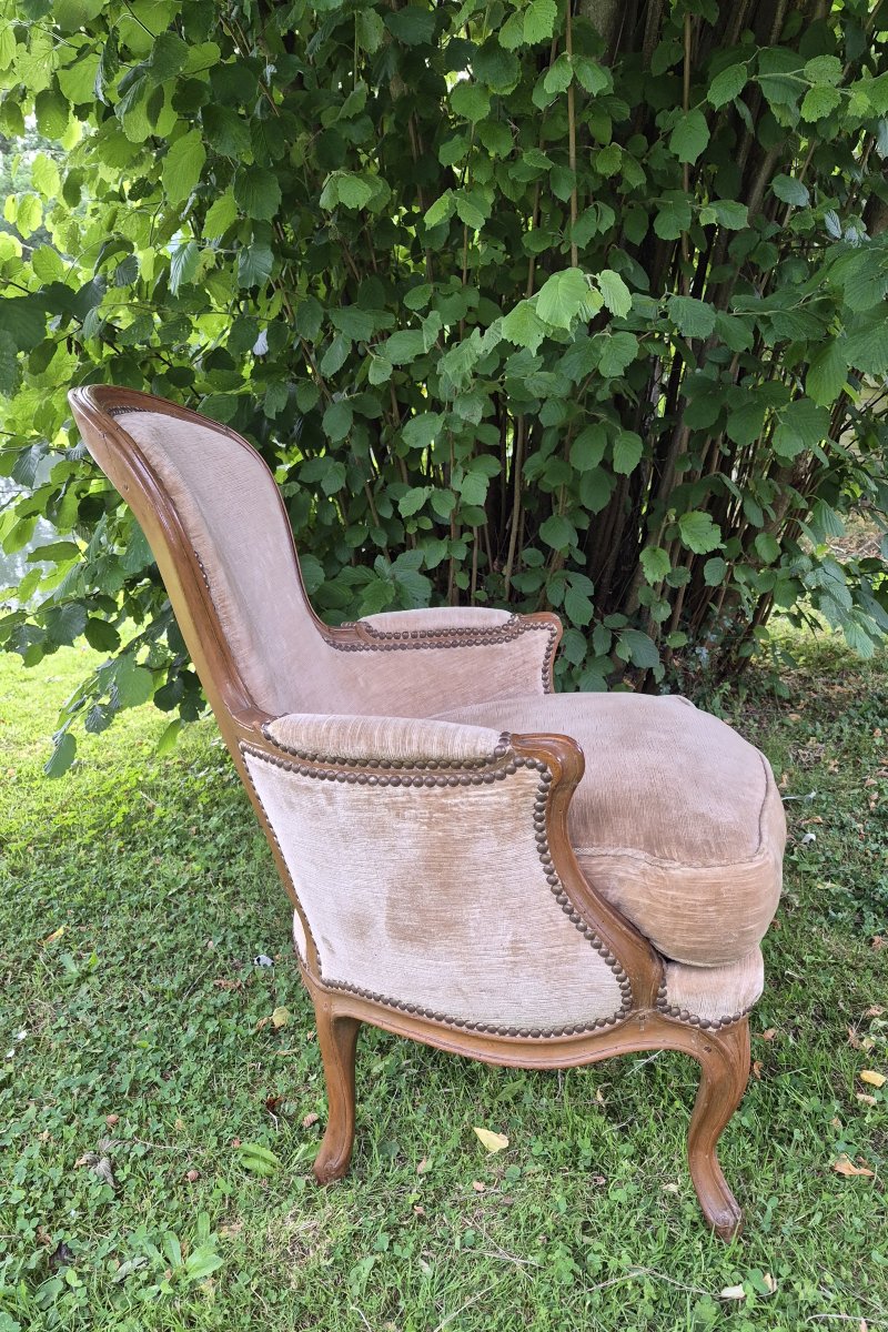 Louis XV Period Bergère Stamped By Pothier-photo-3