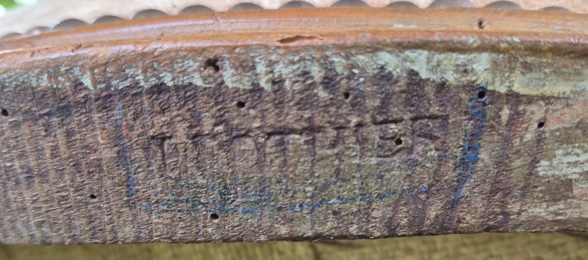 Louis XV Period Bergère Stamped By Pothier-photo-2
