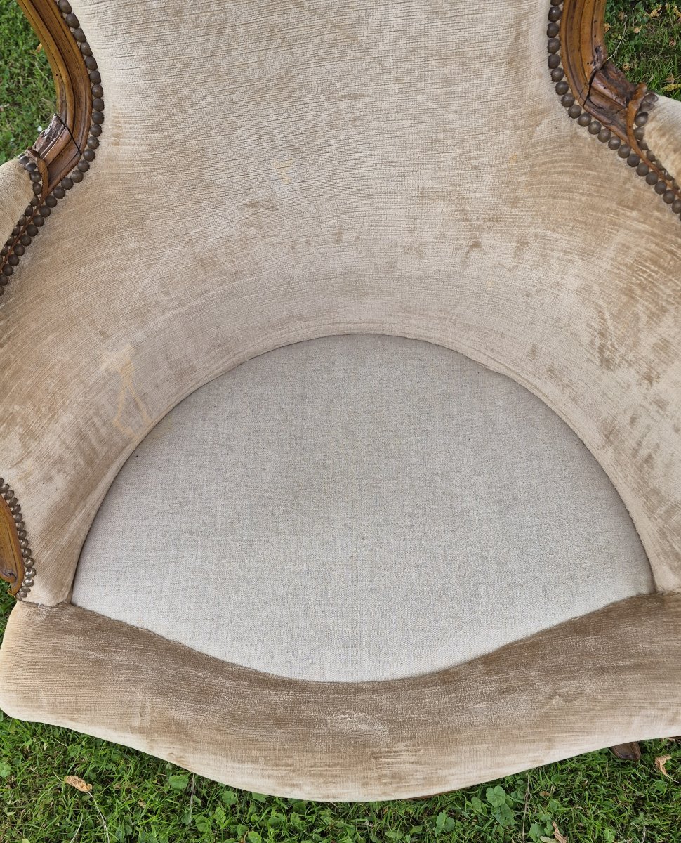 Louis XV Period Bergère-photo-4