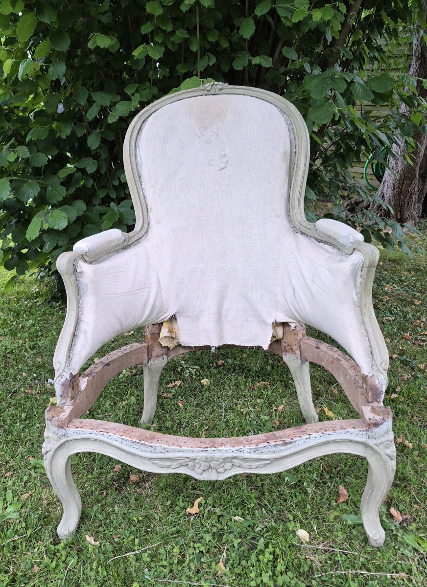 Bergère d'époque Louis XV  estampillée de Bonnemain 