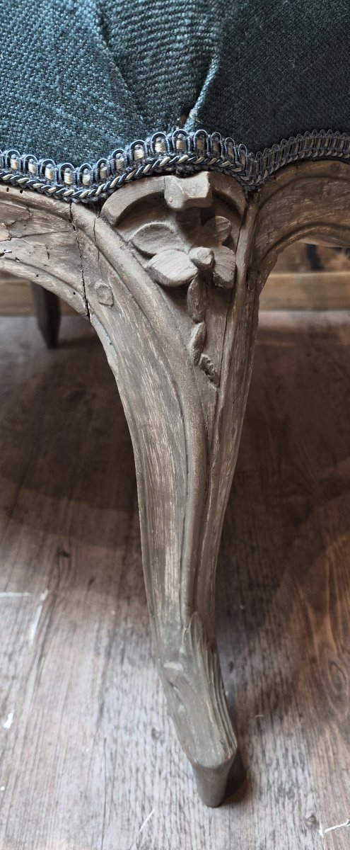 Fauteuil à la reine d'époque Louis XV-photo-3