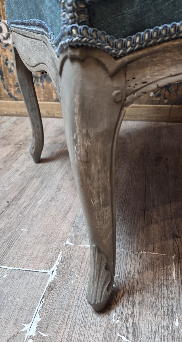 Fauteuil à la reine d'époque Louis XV-photo-4