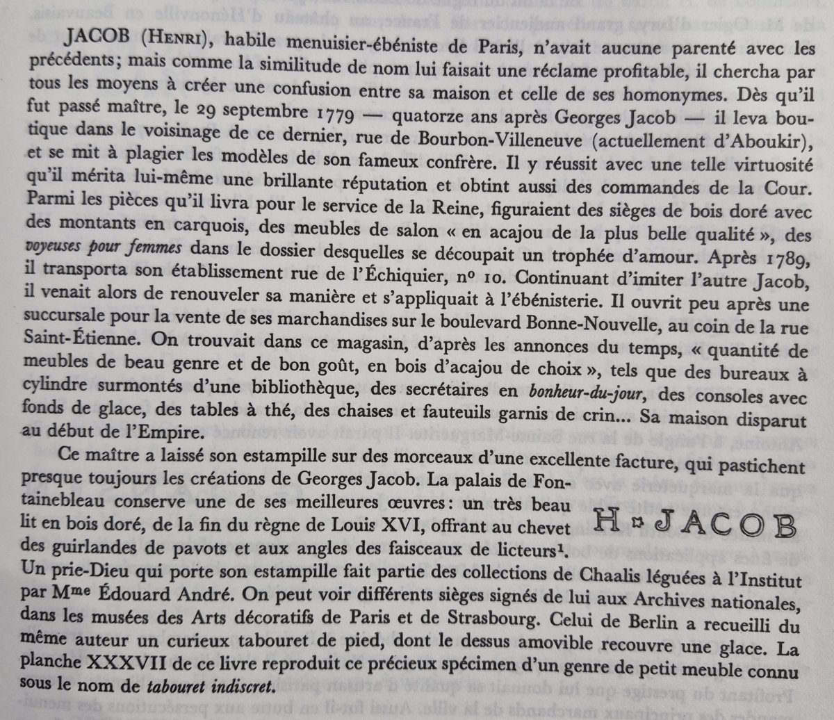 Bergère d'époque Louis XVI estampillée de Henri Jacob -photo-1