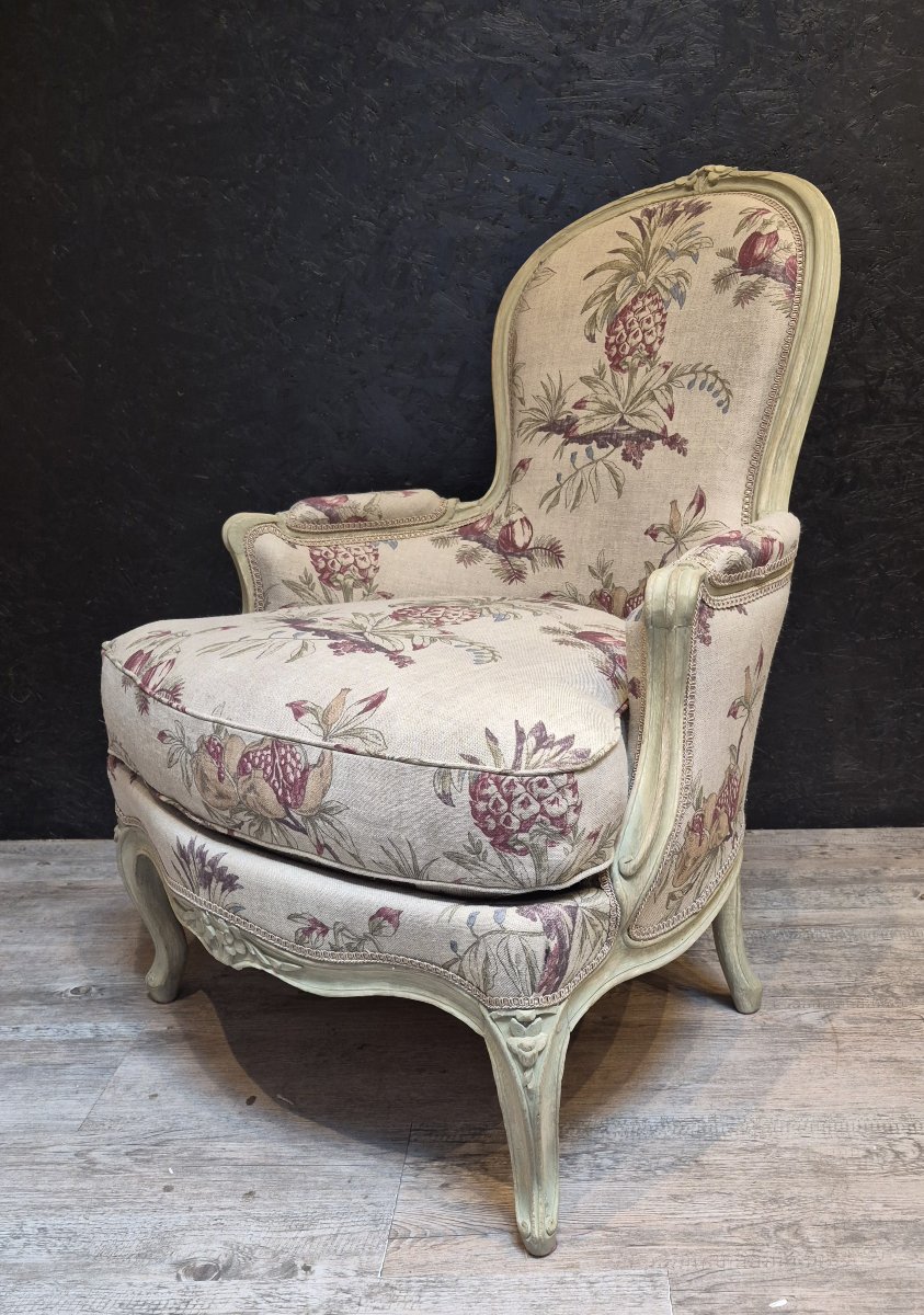 Antique Louis XV-style Armchair Stamped 