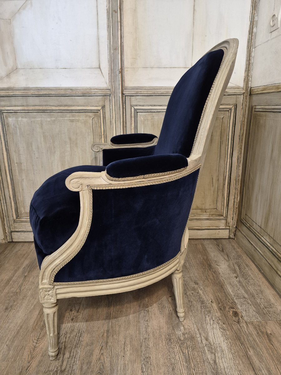 Bergere d'époque Louis XVI -photo-3
