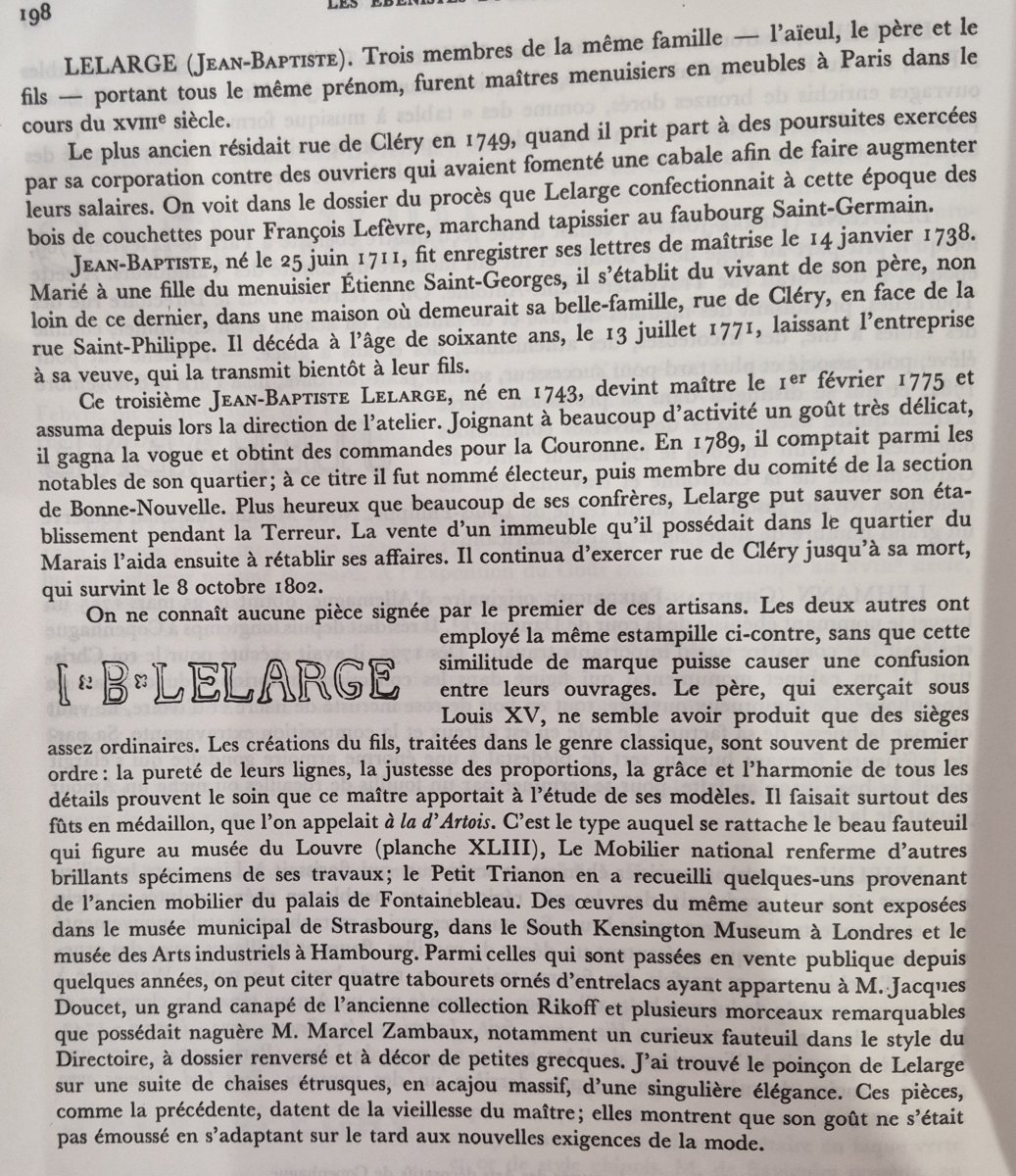 Bergere d'époque Louis XVI estampillée de Lelarge-photo-8