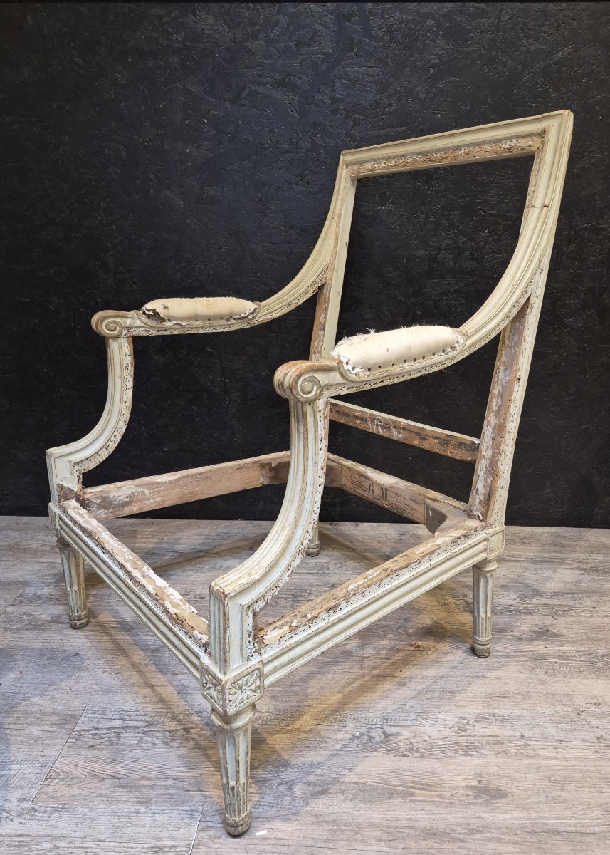 Bergere d'époque Louis XVI estampillée de Lelarge