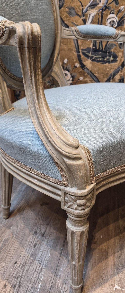 Fauteuil d'époque transition -photo-4