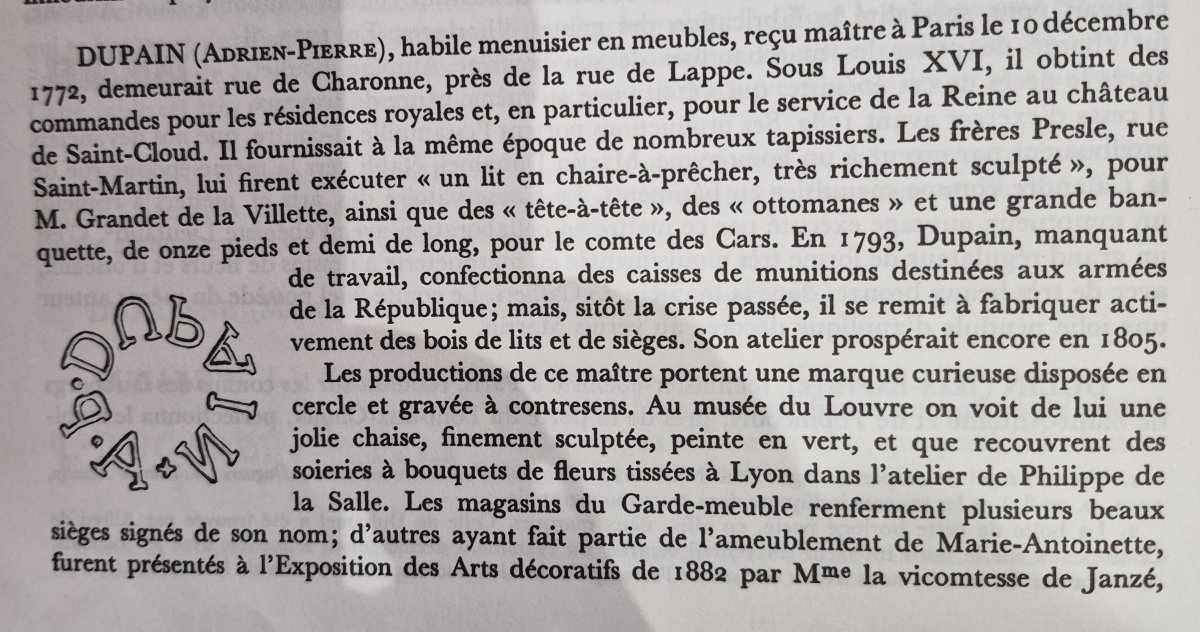 Paire de cabriolets d'époque Louis XVI estampillée de Dupain -photo-8