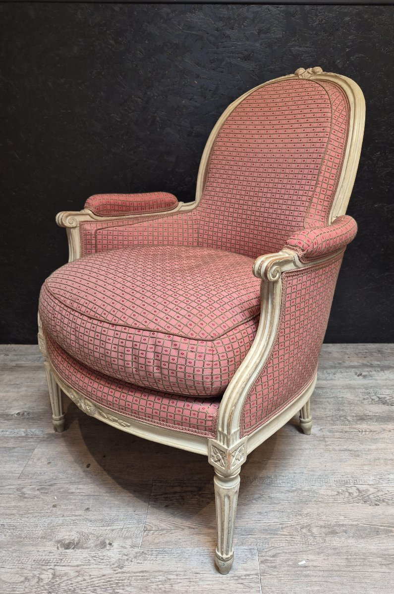 Antique Louis XVI-style Armchair Stamped "bonnemain" 
