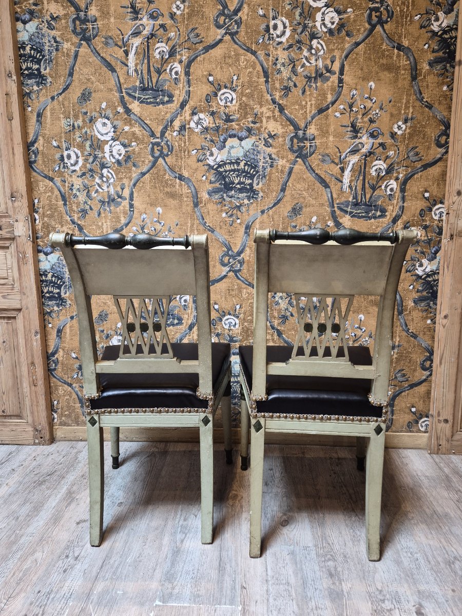 Paire de chaises d'époque directoire -photo-2