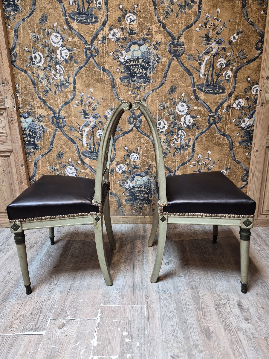 Paire de chaises d'époque directoire -photo-4