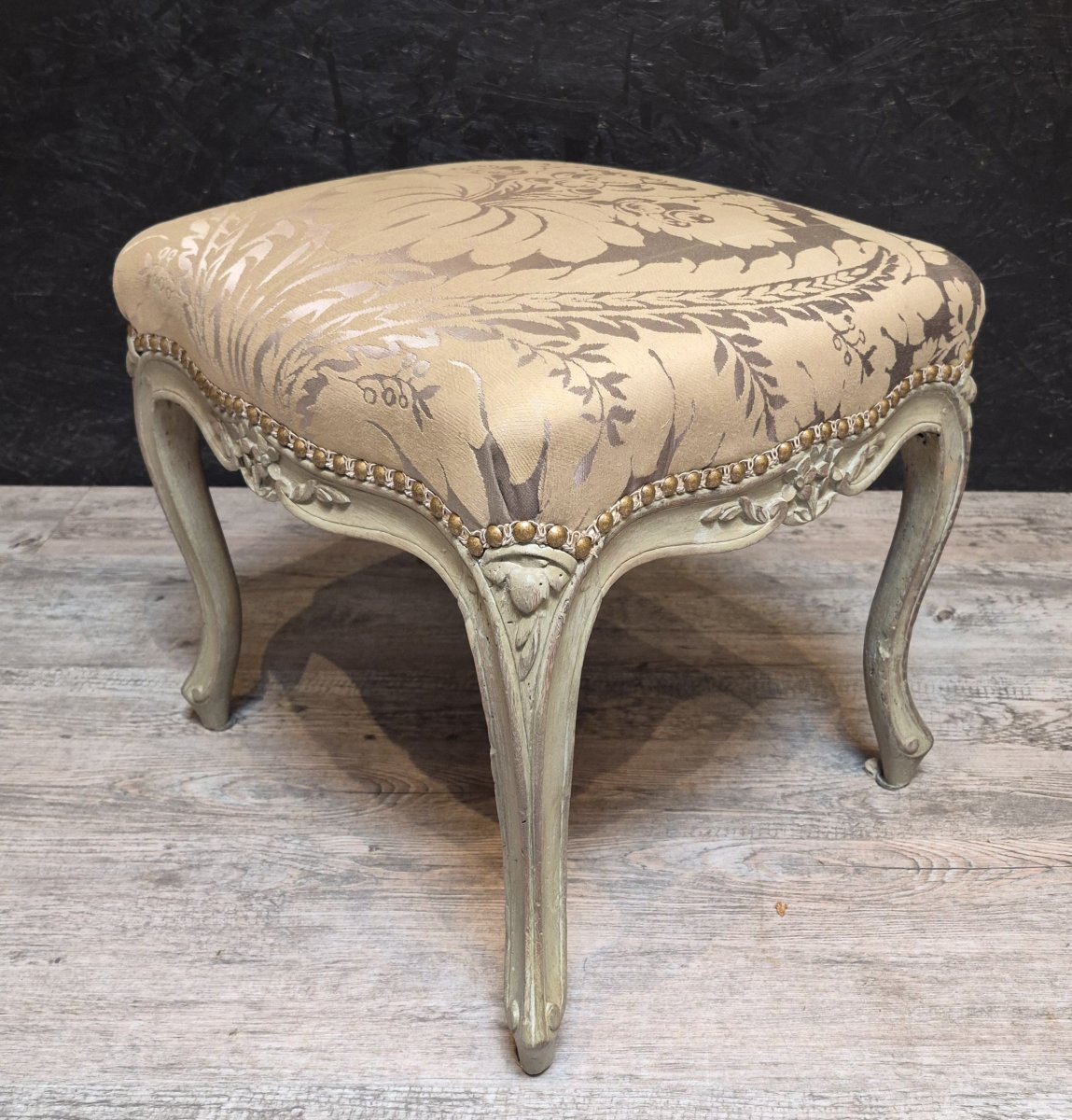Tabouret d'époque Louis XV -photo-1