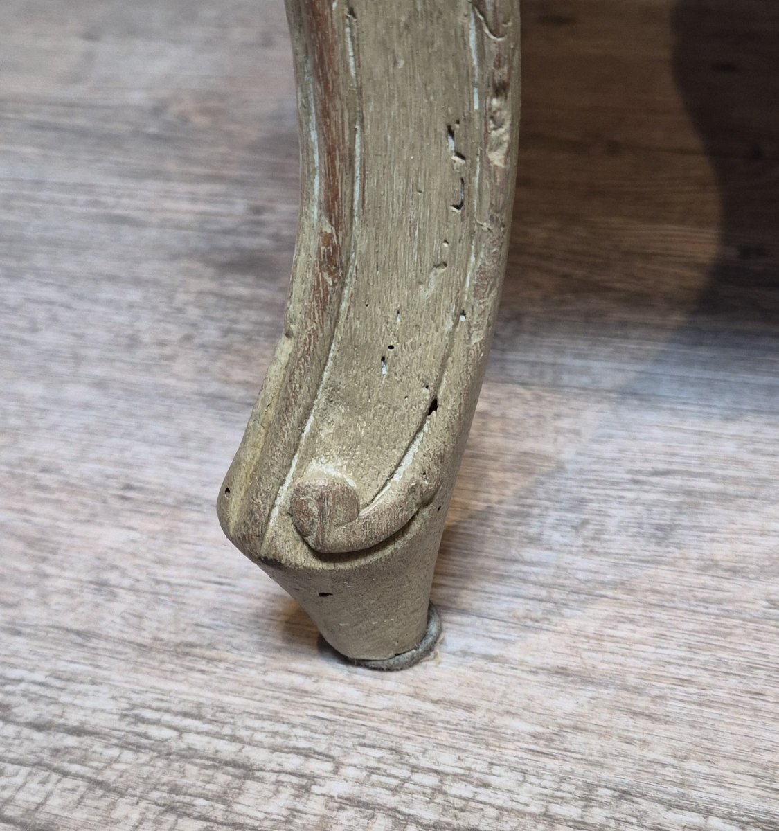 Tabouret d'époque Louis XV -photo-2