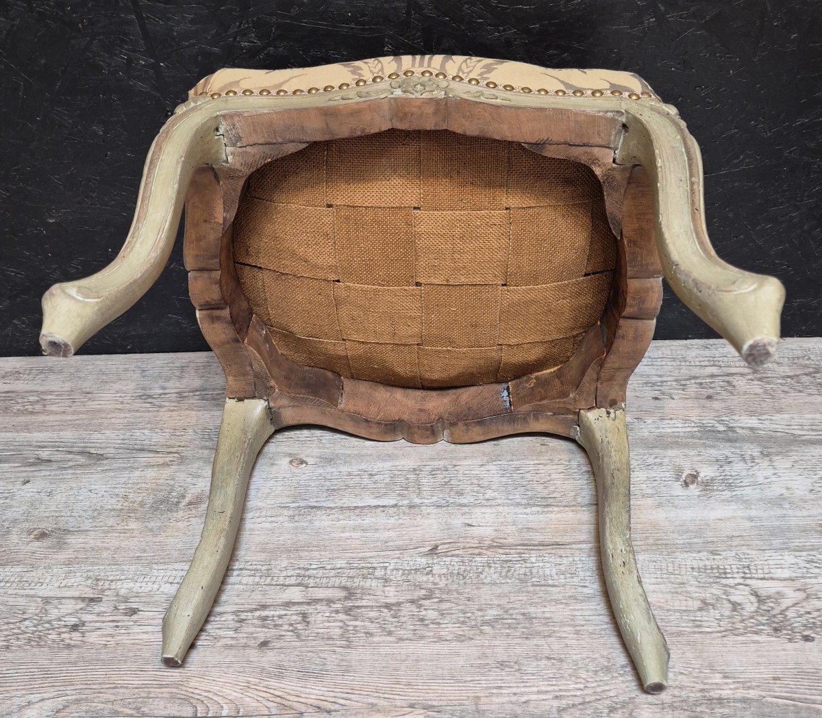 Tabouret d'époque Louis XV -photo-6