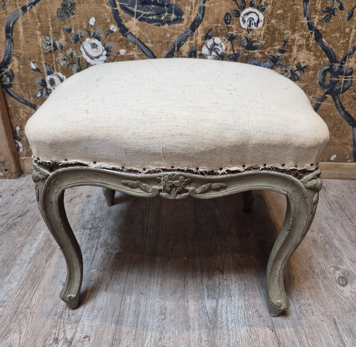 Tabouret d'époque Louis XV -photo-7