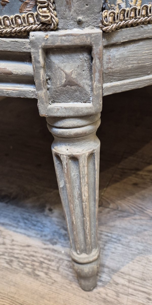 Antique Louis XVI-style Bergère Chair -photo-2