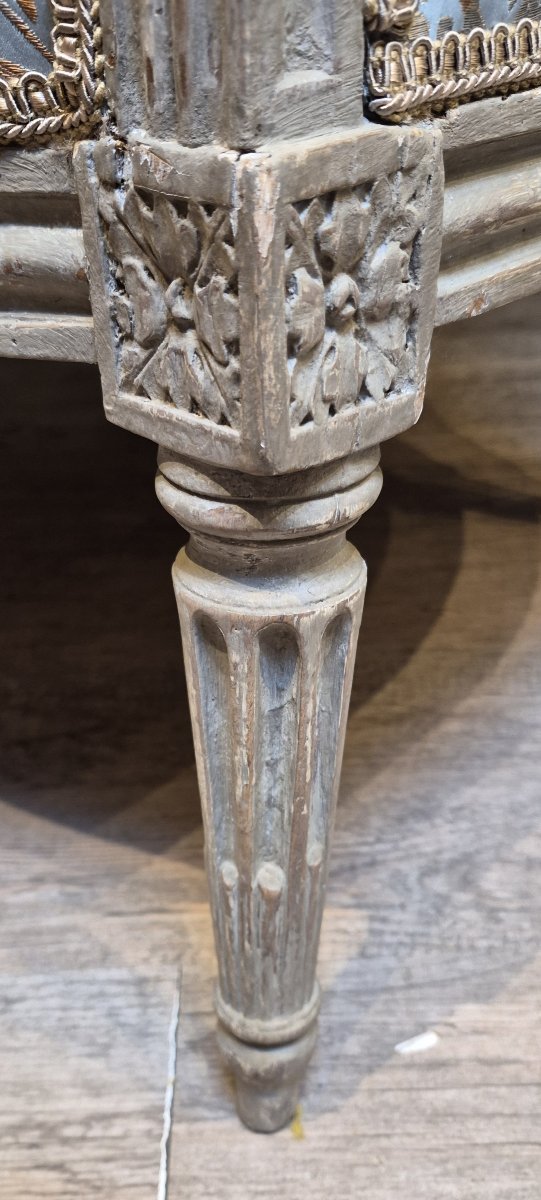Antique Louis XVI-style Bergère Chair -photo-3