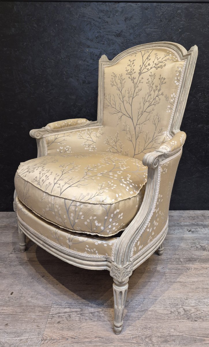 Antique Louis XVI-style Bergère -photo-2
