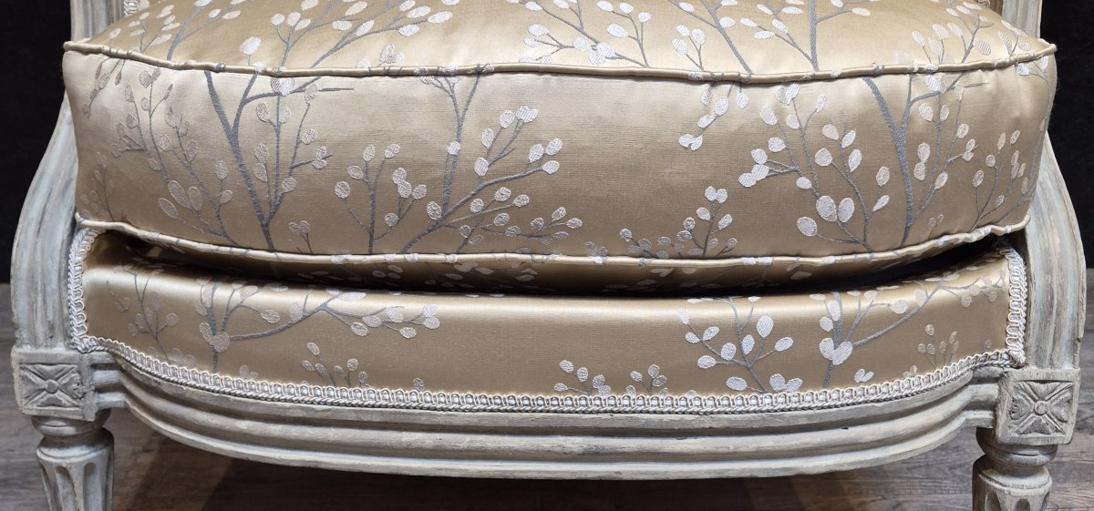 Antique Louis XVI-style Bergère -photo-5