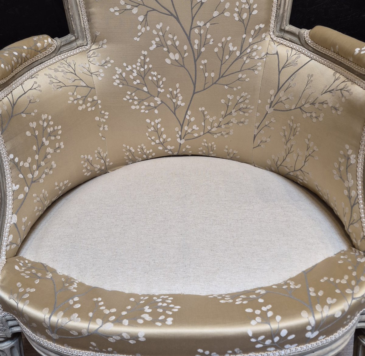 Antique Louis XVI-style Bergère -photo-6