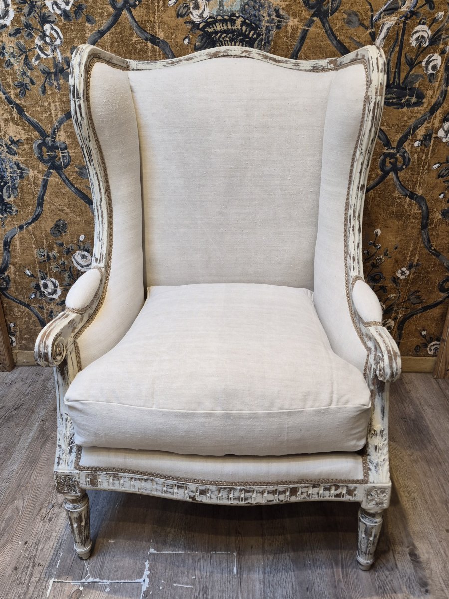 Bergere d'époque Louis XVI -photo-2