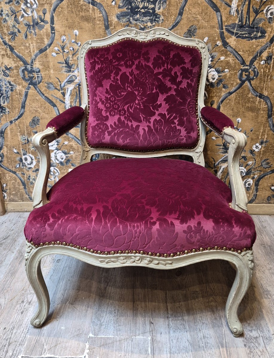 Pair Of Louis XV Period Armchairs-photo-2