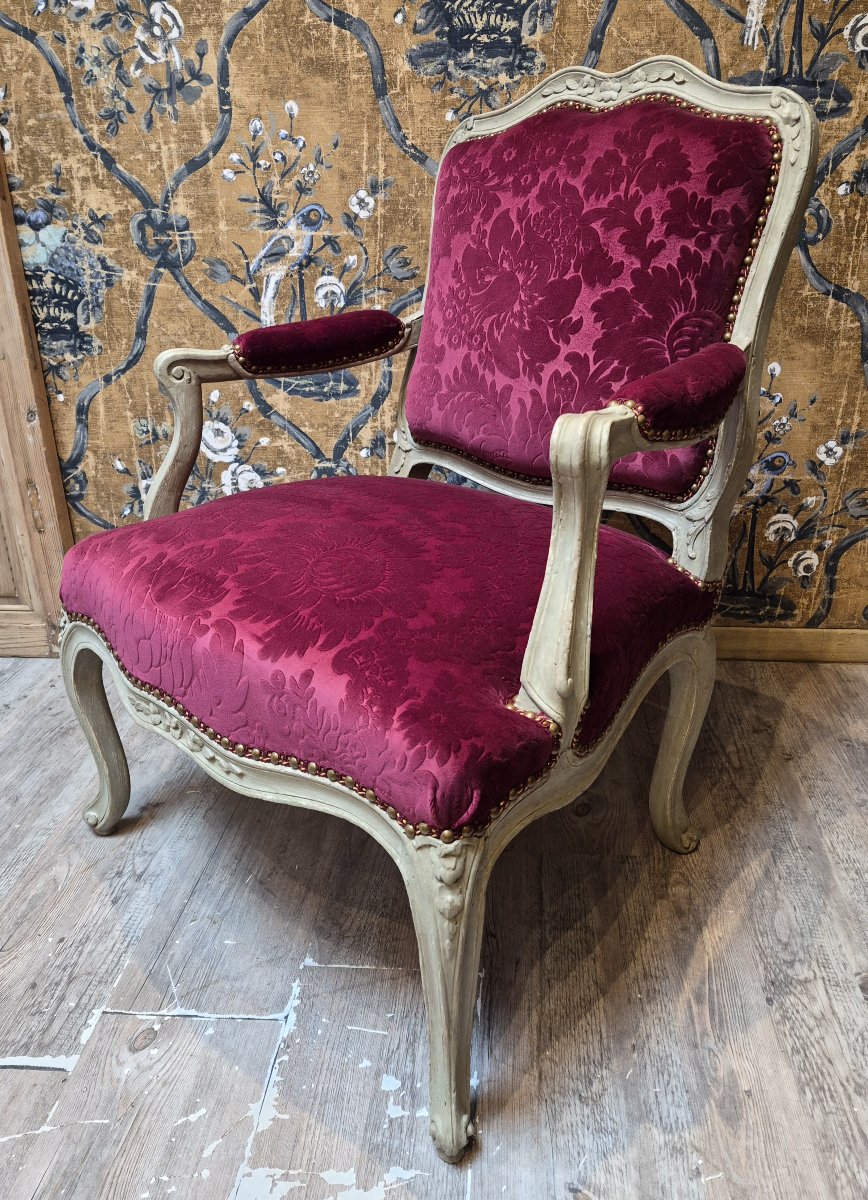 Pair Of Louis XV Period Armchairs-photo-1